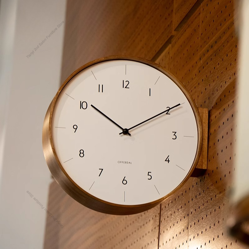 Japanese Lifestyle In Japanese - Horloge murale Double face en bois