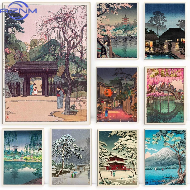 AZNM – affiche rétro Ukiyo-e t - Japanese Tokyo Lifestyle avis et prix