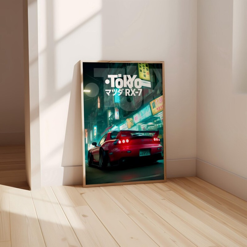 Affiche de voiture Vintage Tok - Japanese Tokyo Lifestyle avis et prix