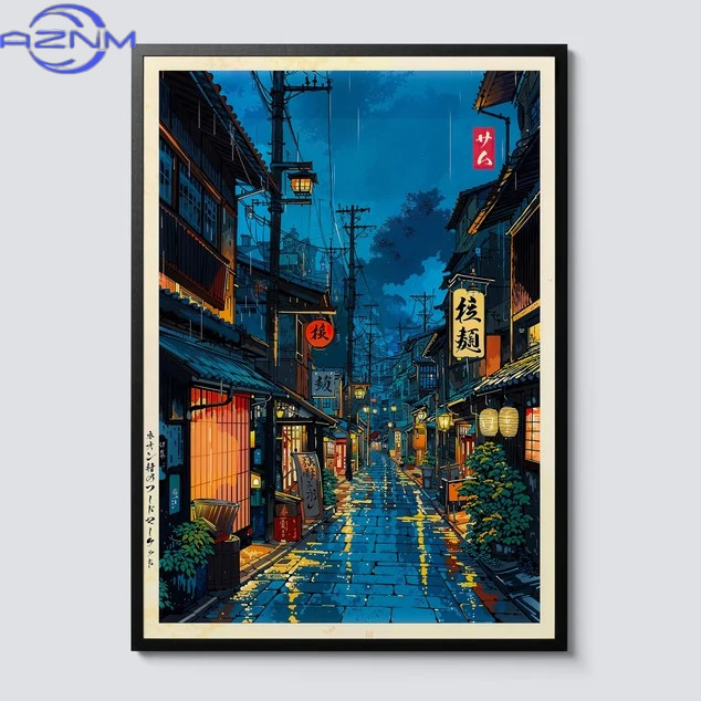 AZNM Impression sur toile de d - Japanese Tokyo Lifestyle avis et prix