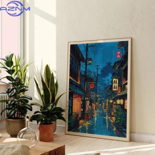 AZNM Impression sur toile de d - Japanese Tokyo Lifestyle avis et prix